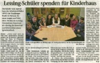 Lessing-Schüler spenden per 