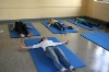Und mittem im turbulenten Schulhaus ein Ruhepol: die GTA Yoga von Frau Hammer lud zur Tiefenentspannung ein.