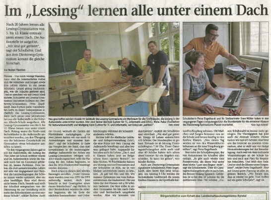 Vogtlandanzeiger berichtet am 29.08.2014