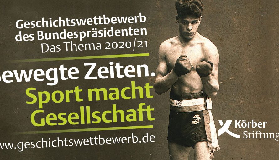 Lieber am Bildschirm als gar nicht! Geschichtswettbewerb des Bundespräsidenten 2020/2021