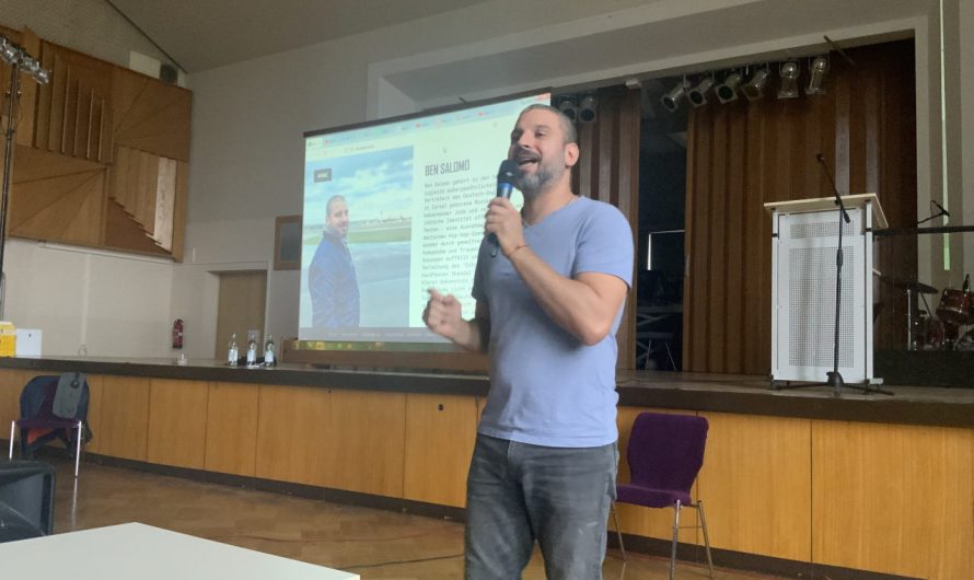 Rapper Ben Salomo gastiert in Lessing-Aula und klärt auf