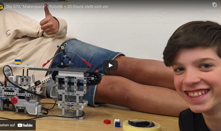 Videoporträt des GTA “Makerspace” – Robotik + 3D-Druck