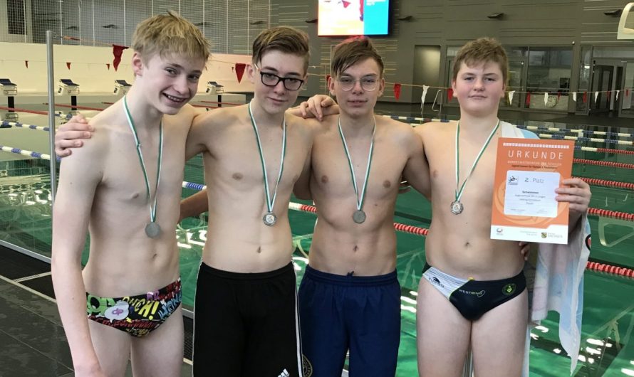 Schwimmer holen Silber beim Regionalfinale