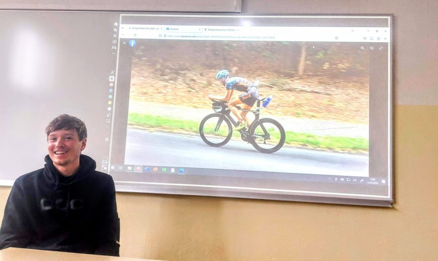 Überraschungsbesuch vom Deutschen Meister im Triathlon