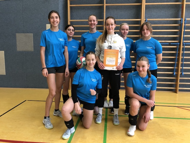 „He, ho – let`s go!” – Glückwunsch an unsere siegreichen Volleyballerinnen