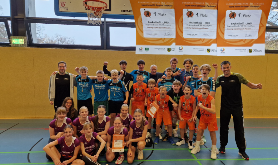 Drei 1. Plätze – Glanzleistungen beim Regionalfinale im Basketball!