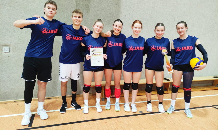 Souverän den Pokal verteidigt – Volleyballturnier des BSZ „Anne Frank“