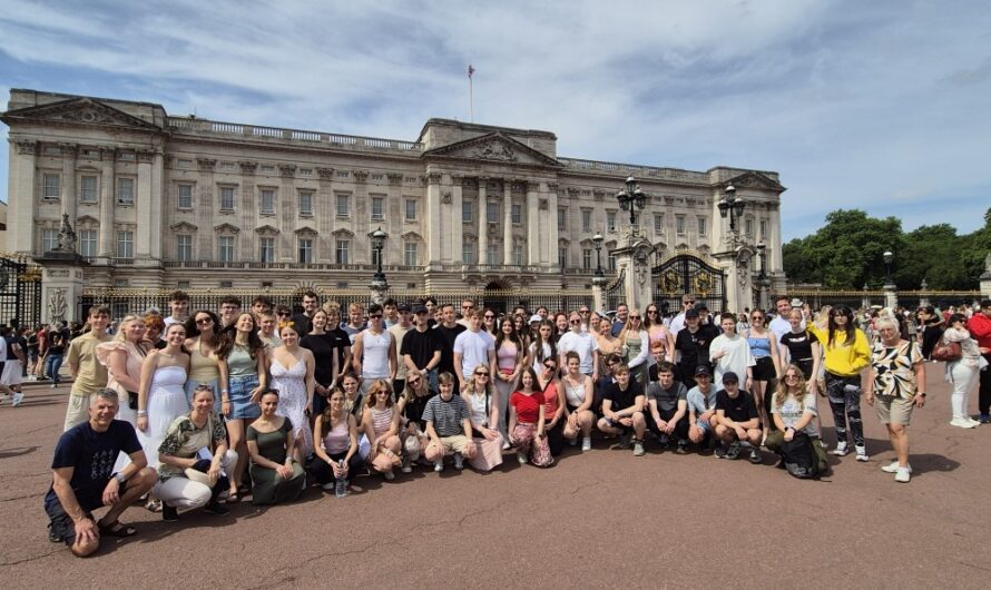 11-er-Jahrgang auf Englandfahrt