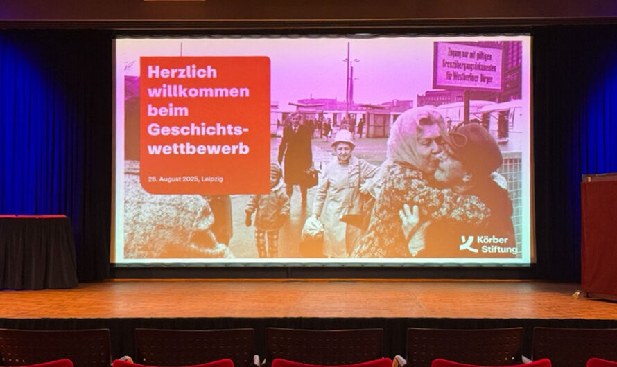 Preisverleihung beim Geschichtswettbewerb