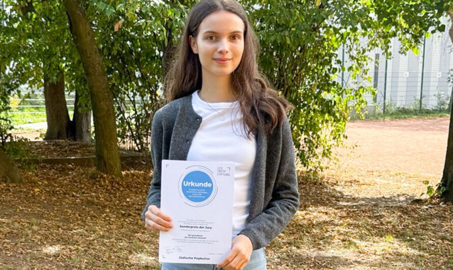 Sonderpreis und Auszeichnung für Isabell Schneider