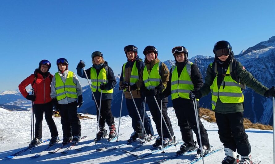 Grandiose Bedingungen beim Skilager Alpin