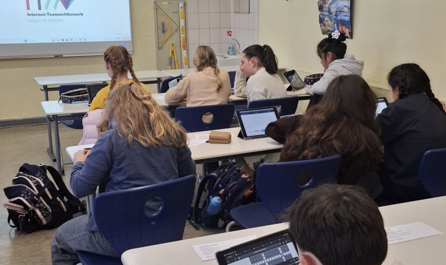 En équipe pour le français – Gemeinsam beim Internet-Teamwettbewerb